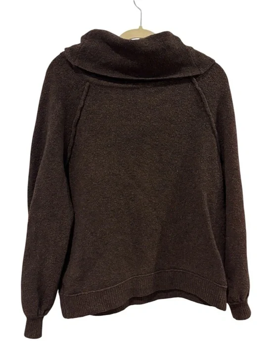 Free People Echo Beach Pullover Sweater in Brown Size Medium - Picture 4 of 9